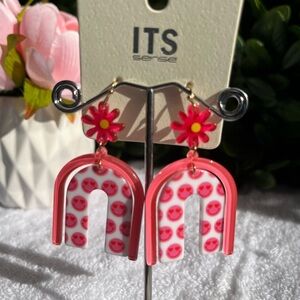 Earrings new rainbow shape